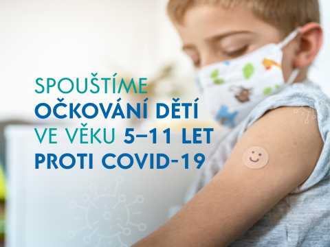 20. 12. spouštíme očkování dětí ve věku 5–11 let proti COVID-19